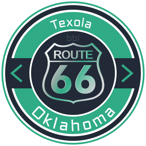 Route 66 Texola Oklahoma Road Badge Collection