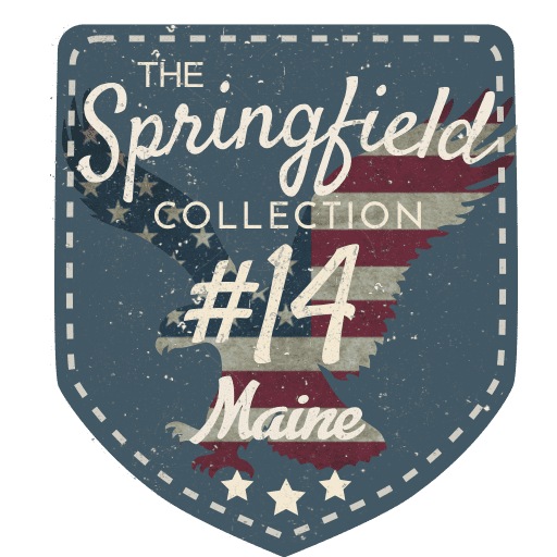 14 Springfield, Maine Badge