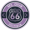 Route 66 Mt. Olive Illinois Road Badge Collection