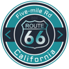 Route 66 Five-mile Rd California Road Badge Collection