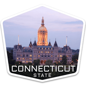 Connecticut USA badge