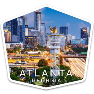 Atlanta Georgia USA badge