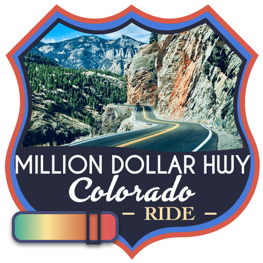 Million Dollar highway Ride Badge
