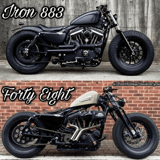 Harley Davidson Iron 883 forty eight
