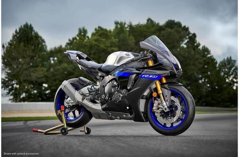 Yamaha YZF R1 Black Blue Sport bike