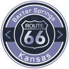 Route 66 Baxter Springs Kansas Badge