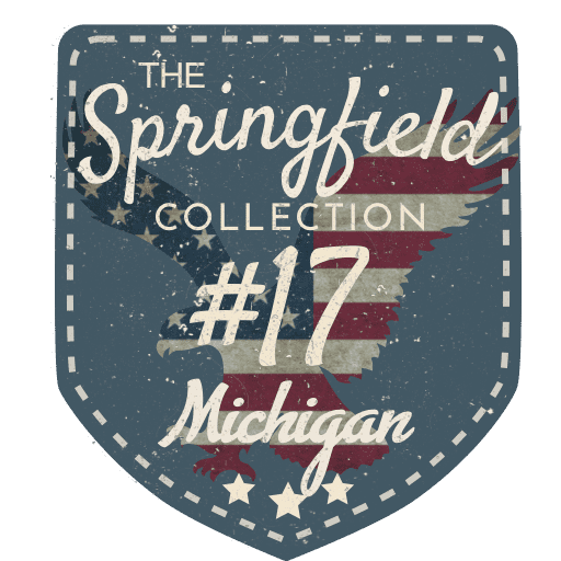 17 Springfield, Michigan, a city in Calhoun County Badge