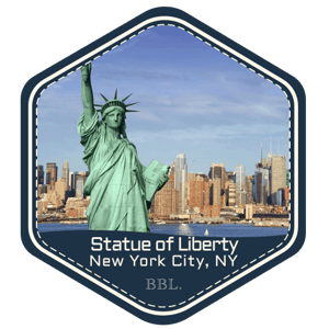 Statue of Liberty, New York badge