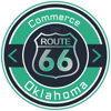 Route 66 Commerce Oklahoma Road Badge Collection