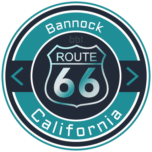 Route 66 Bannock California Road Badge Collection