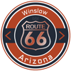 Route 66 Winslow Arizona Badge