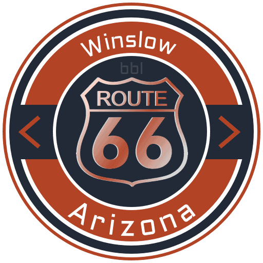 Route 66 Winslow Arizona Badge