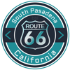 Route 66 South Pasadena California Road Badge Collection