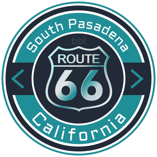 Route 66 South Pasadena California Road Badge Collection