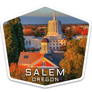 Salem Oregon USA badge