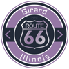 Route 66 Girard Illinois Road Badge Collection