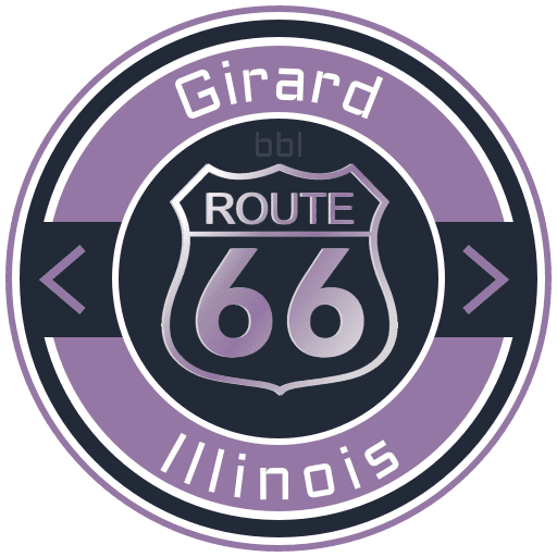 Route 66 Girard Illinois Road Badge Collection