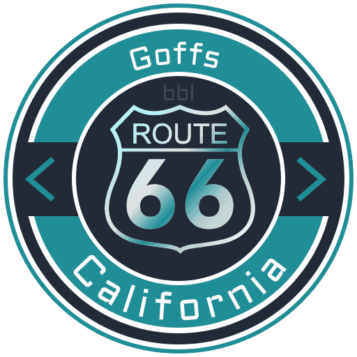 Route 66 Goffs California Road Badge Collection