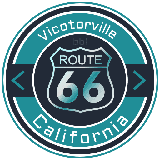 Route 66 Victorville California Road Badge Collection