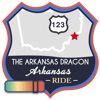 The Arkansas Dragon ride badge