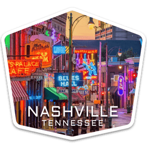 Nashville Tennessee USA badge