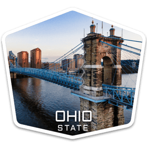 Ohio USA badge
