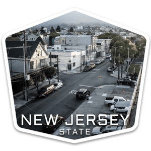 New Jersey USA badge