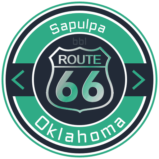 Route 66 Sapulpa Oklahoma Road Badge Collection