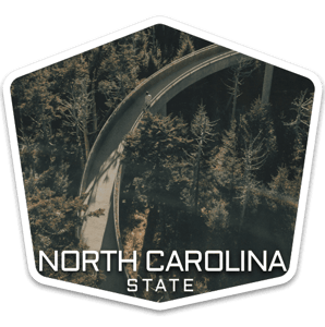 North Carolina USA badge