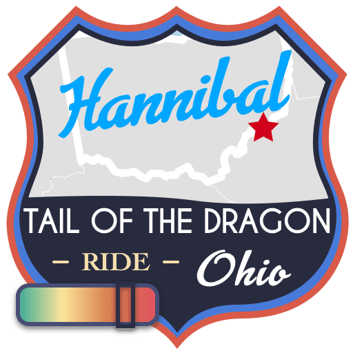 Ohio Tail of the Dragon ride badge