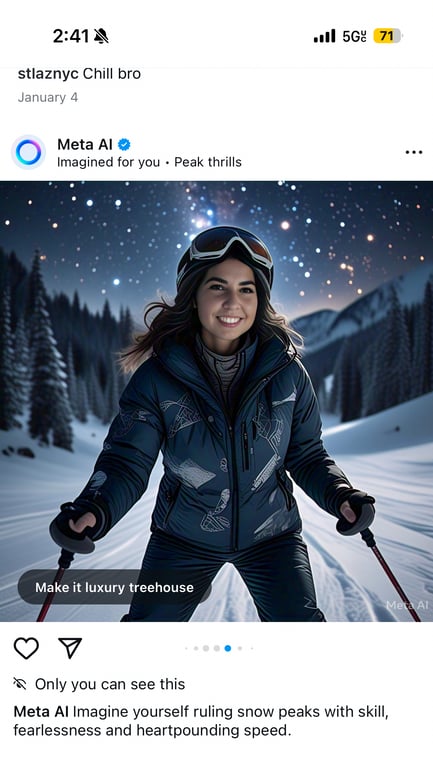 Has anyone else recieved a Meta AI ad where they use an AI photo of you? I’m terrified…