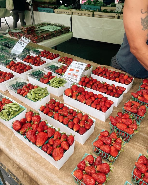 My friends and I are debating…help us settle this once and for all. What’s the best part of going to farmers markets??