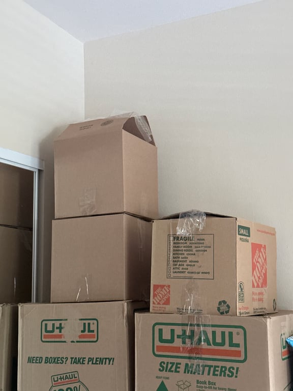 How far in advance do you pack before a move?