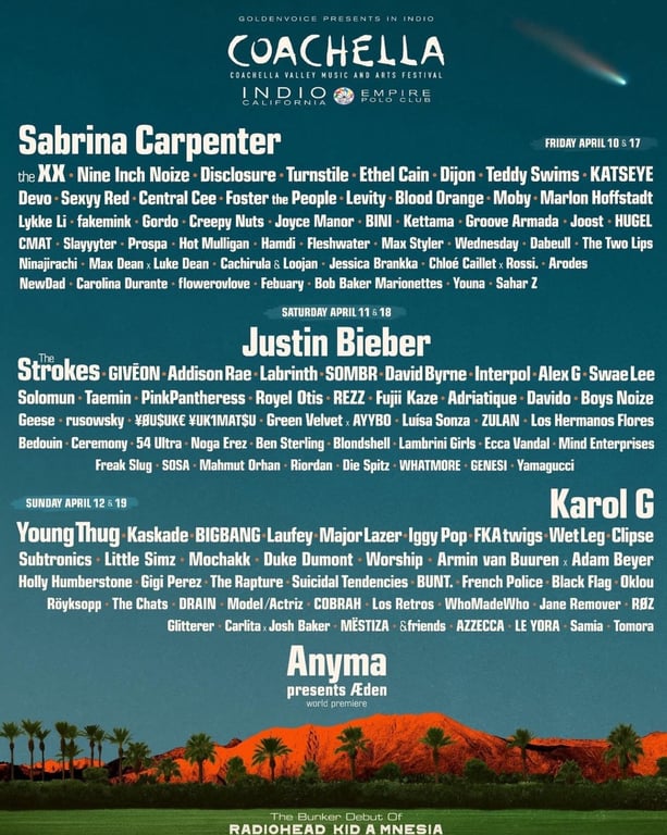 thoughts on coachella line up