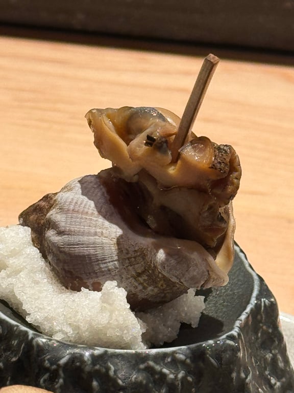 I’m at a $300 per person, set menu dinner and this just came out…