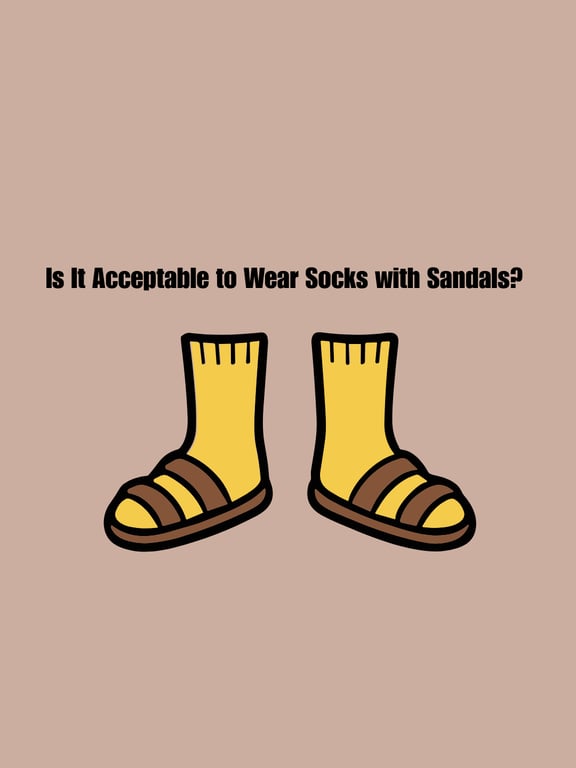 Is It Acceptable to Wear Socks With Sandals?