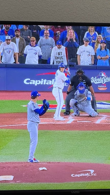 Do you think the MLB will eventually ban people wearing shirts like this behind home plate?