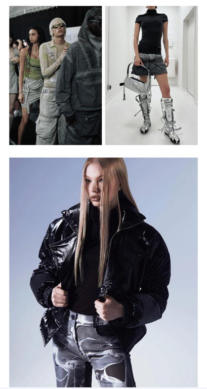 The fashion world is moving from the Y2K revival to the Y3K aesthetic (futuristic, chrome, ethereal). Your take?