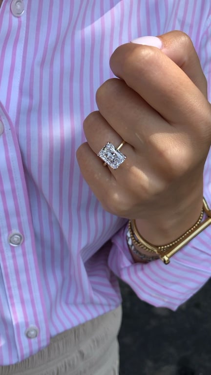 Do you think it’s a cop out to buy a lab-grown diamond instead of a natural diamond since they’re significantly less expensive?