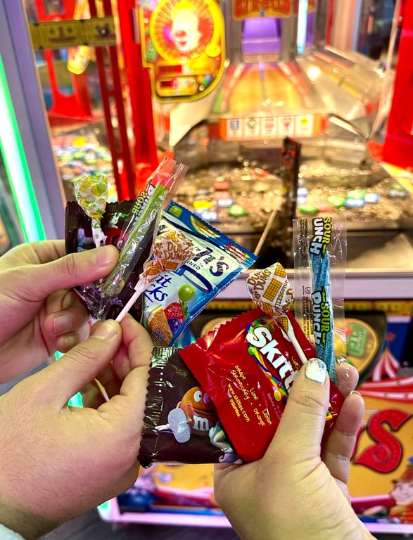 What type of prizes do you pick when you go to an arcade? 🤔 (obviously I go for the candy 🤭)