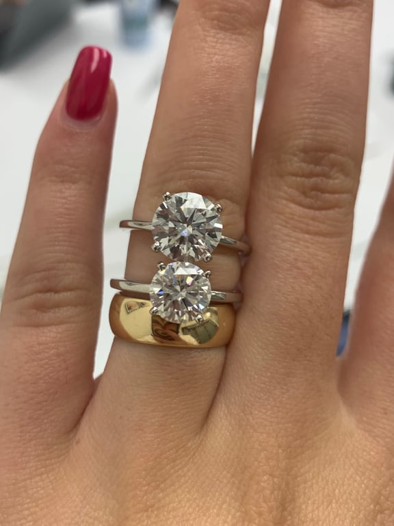 Can you tell which one is a real diamond? 