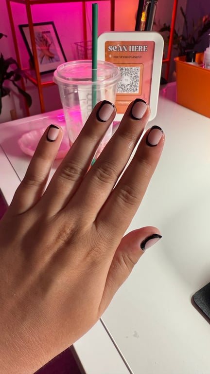 Half moon Fench manicures are…
