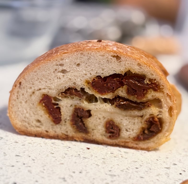 What do you think of a mozarella and sundried tomato sourdough loaf?