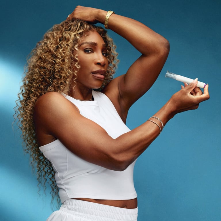 Serena Williams talking openly about Ozempic?