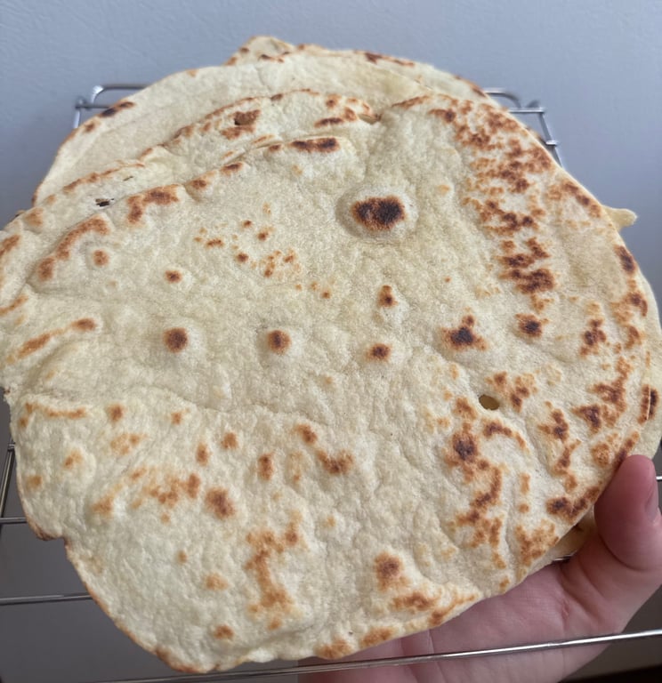Have you ever made your own tortillas before? I made some this weekend with my sourdough discard and I am absolutely hooked!