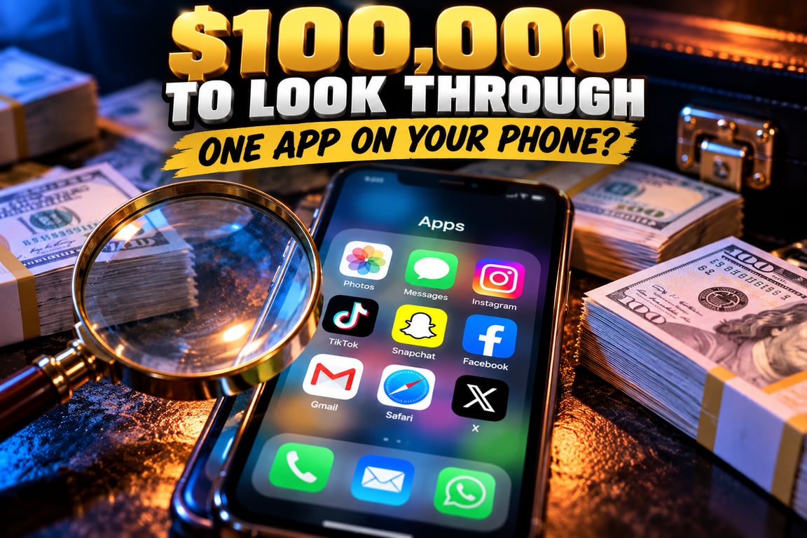 Someone offers you $100K to look through ONE app on your phone. Which are you choosing?