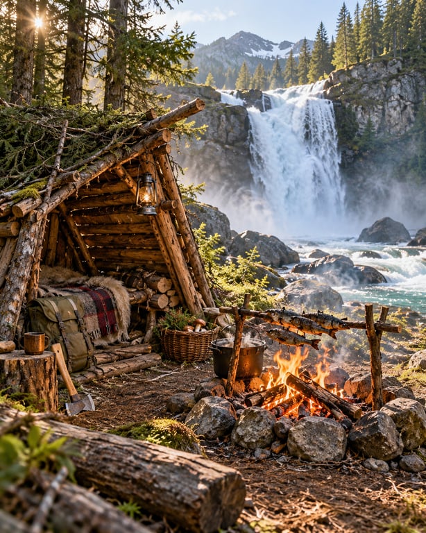 🏕️ You're stranded alone in the wilderness with no supplies. What's your FIRST priority to survive?