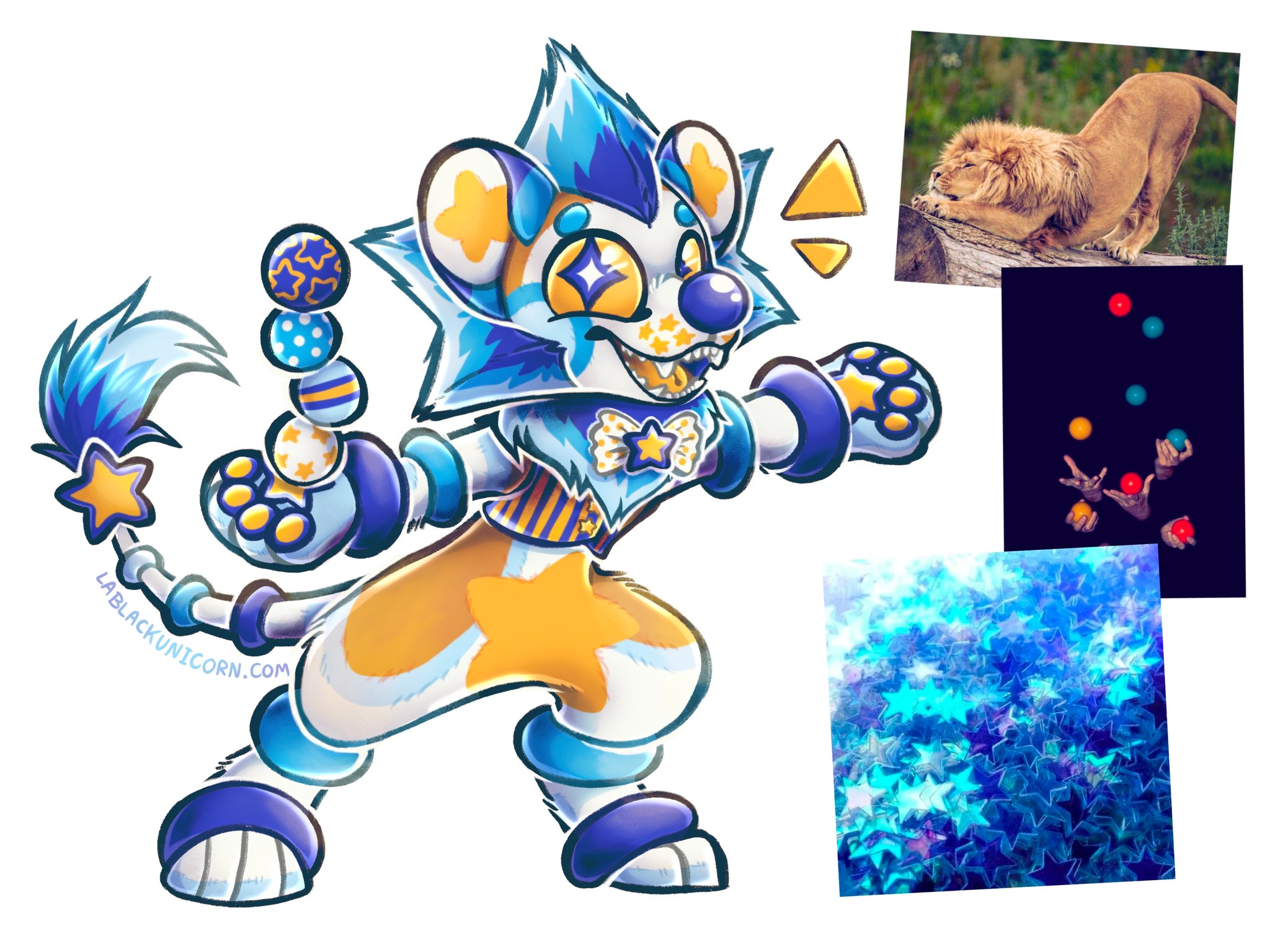 CLÉMENT, le Lion Clown Étoilé, Jongleur des Cieux - Image 4