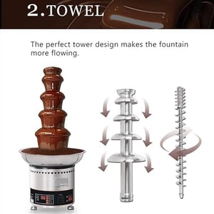 Chocolate Fondue Fountain Machine