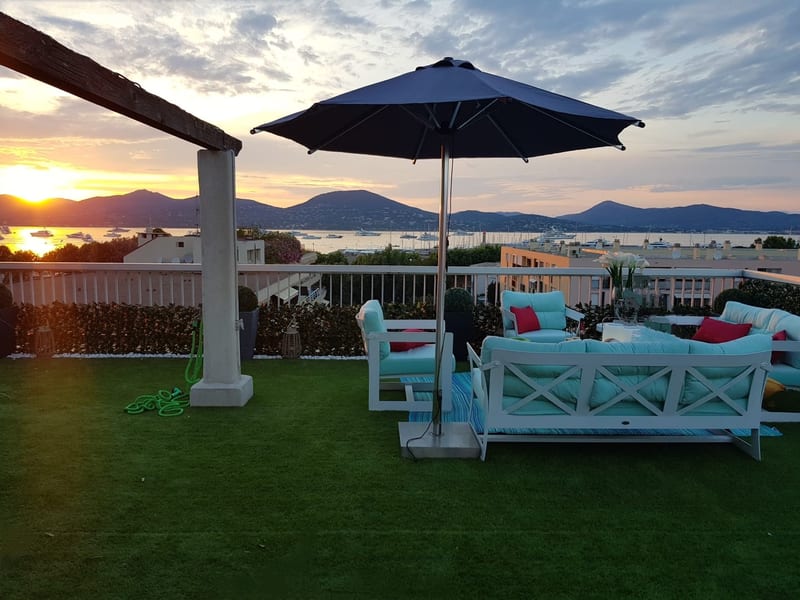 Rooftop vue mer Saint Tropez — photo 1
